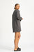 Minikleid Rim in Granit von hinten by VIVAL.STUDIO