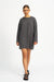 Minikleid Rim in Granit von vorne by VIVAL.STUDIO