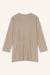 Minikleid Romy in Oatmeal von hinten by VIVAL.STUDIO