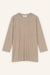 Minikleid Romy in Oatmeal von vorne by VIVAL.STUDIO