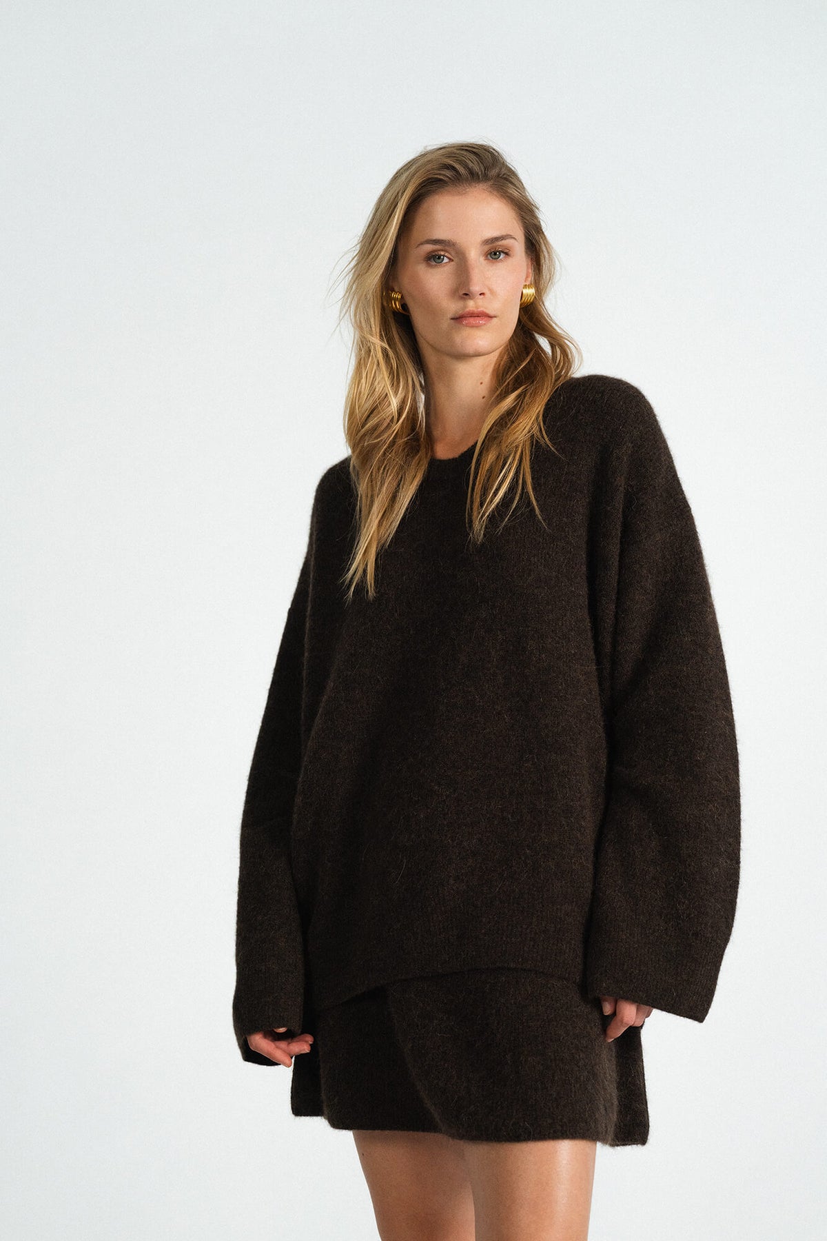 Minirock Eve (Dunkelbraun)