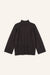 Pullover Nell in Dunkelbraun von hinten by VIVAL.STUDIO