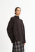 Pullover Nell in Dunkelbraun von vorne by VIVAL.STUDIO
