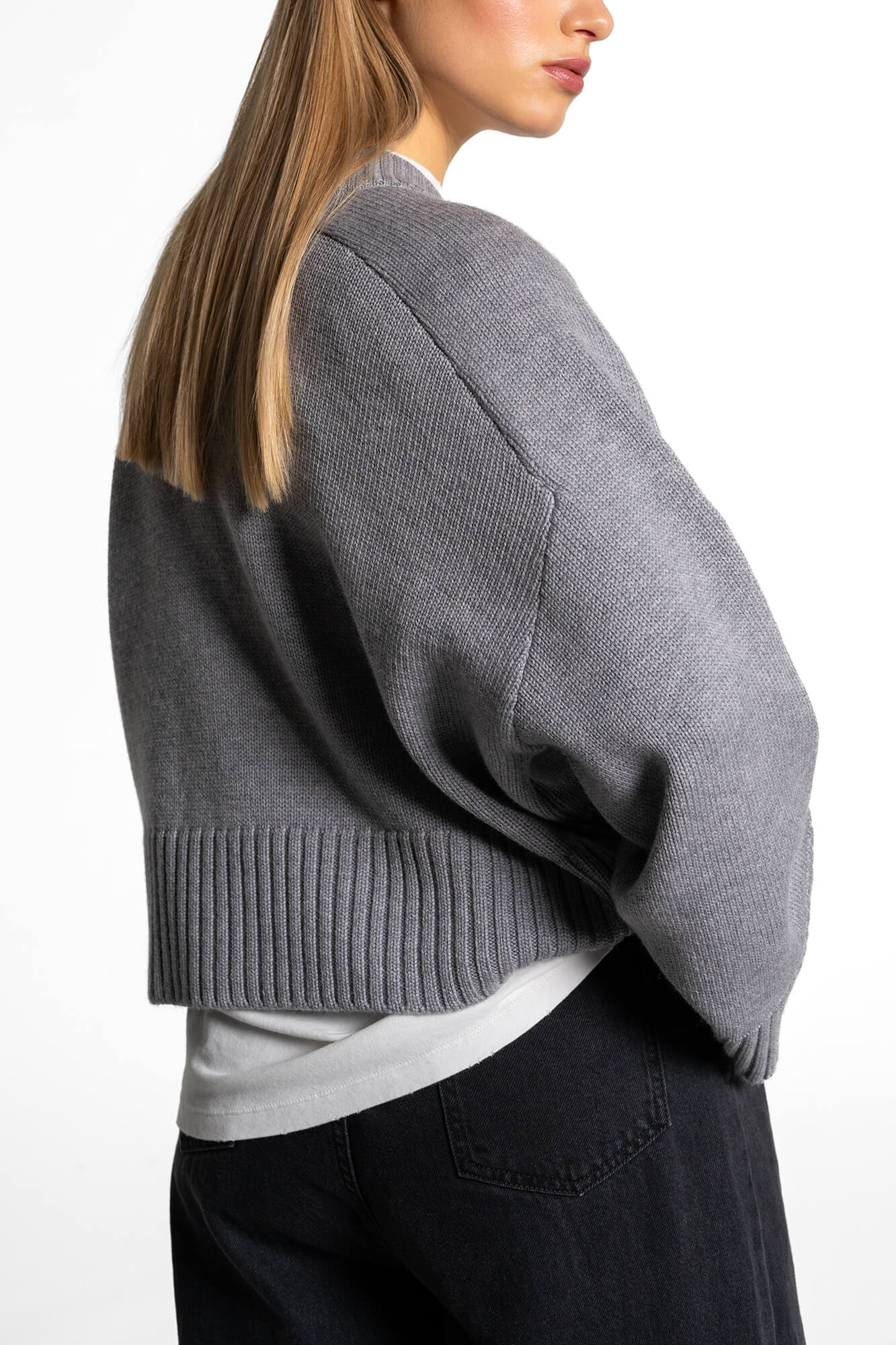 Pullover Liz in grau by VIVAL.STUDIO