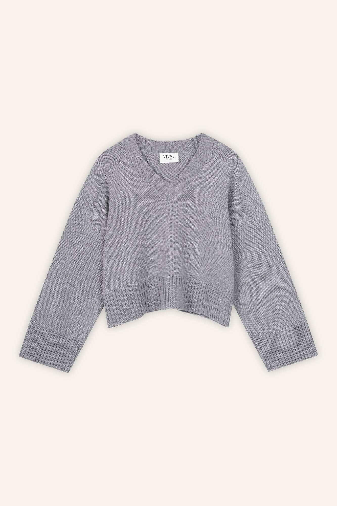 Pullover Liz grau front by VivalStudio