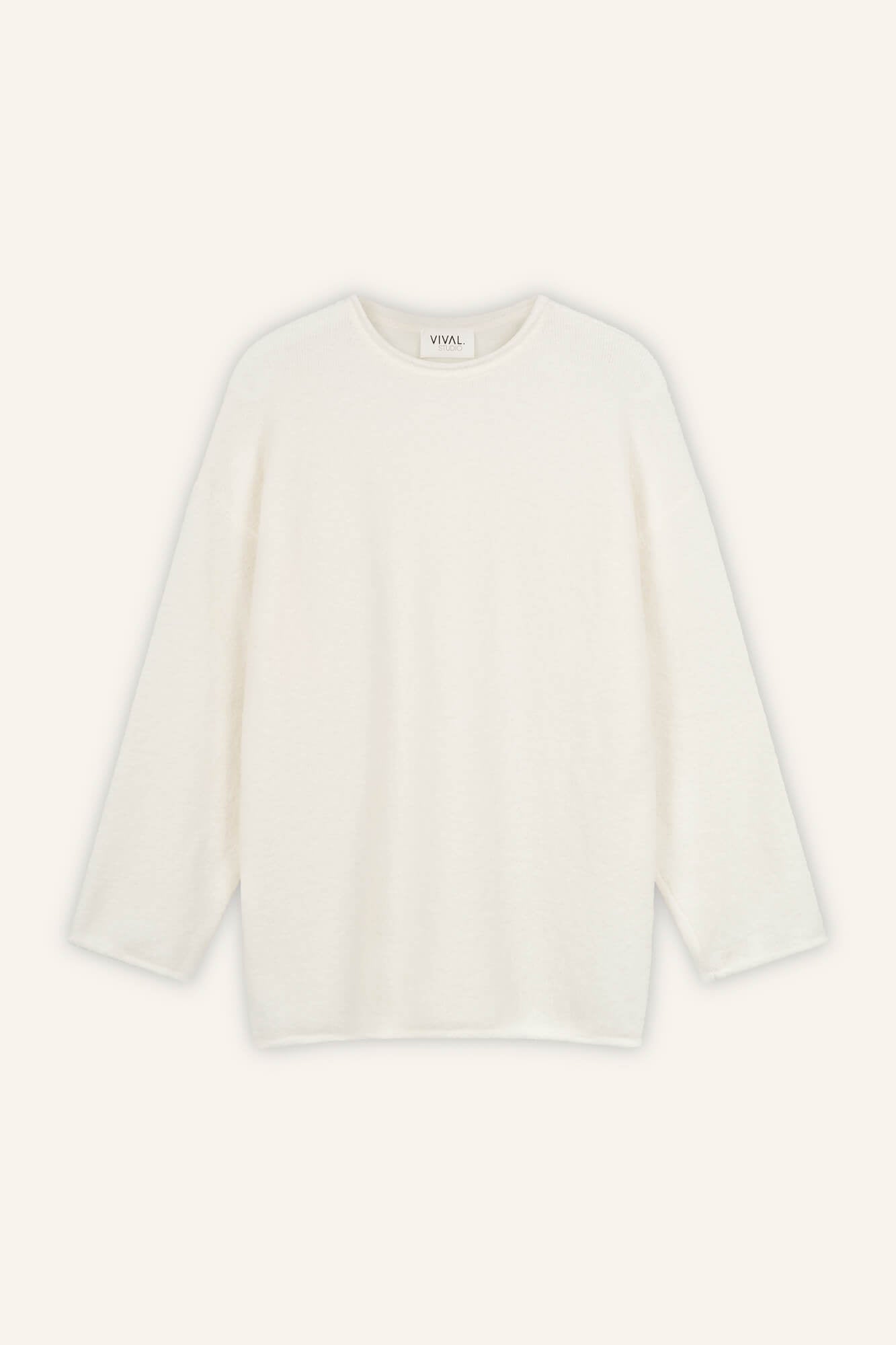 Pullover Nic offwhite front by VivalStudio