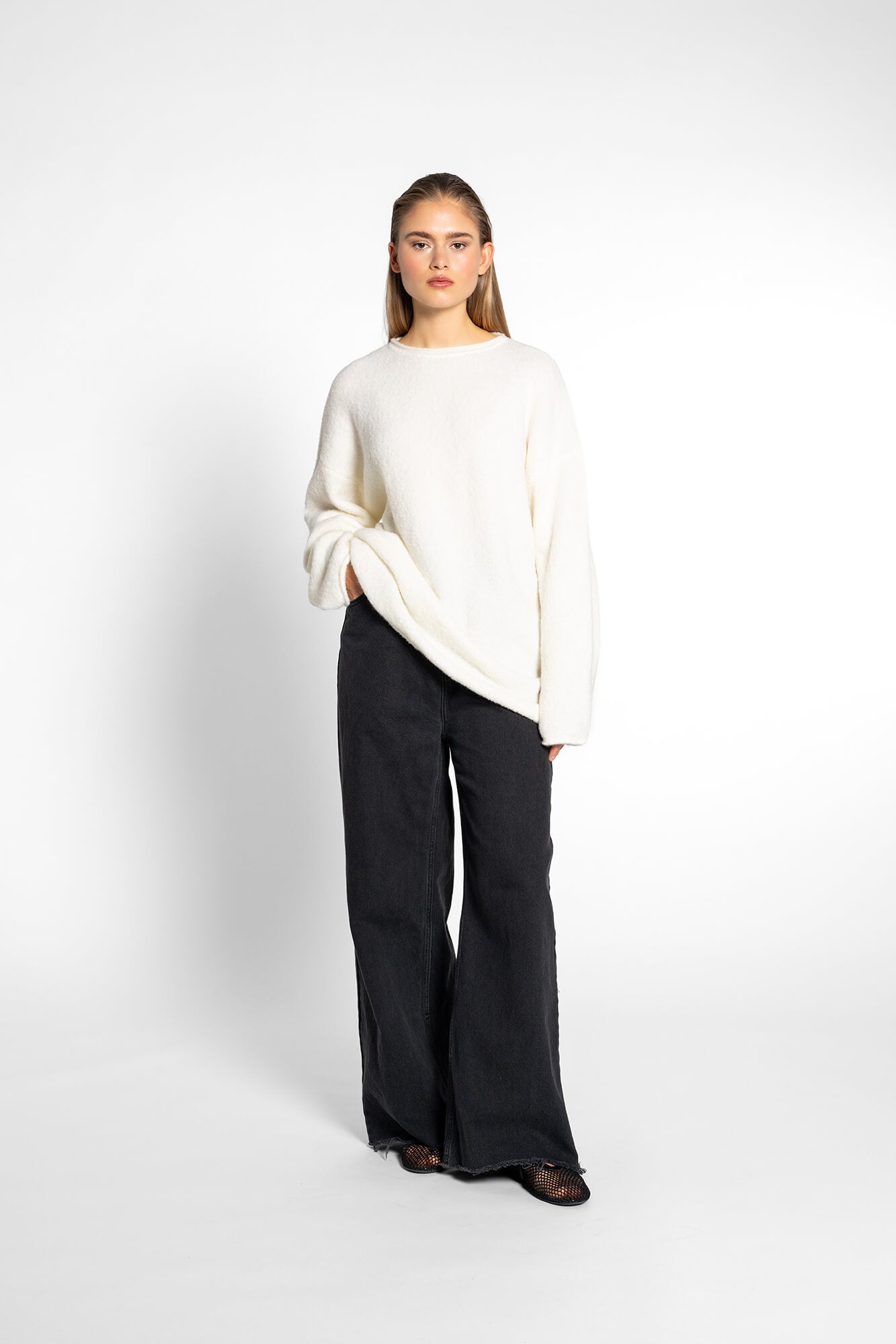 Pullover Nic in offwhite by VIVAL.STUDIO