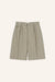 Shorts Alba in Sandstone von vorne by VIVAL.STUDIO