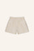 Shorts Linn in Oatmeal von hinten by VIVAL.STUDIO