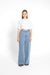Cropped T-Shirt Sue in Weiß by VIVAL.STUDIO