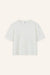 T-Shirt Lindsay in Offwhite von vorne by VIVAL.STUDIO