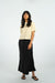T-Shirt Lou in Butter von vorne by VIVAL.STUDIO