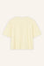 T-Shirt Lou in Butter von hinten by VIVAL.STUDIO