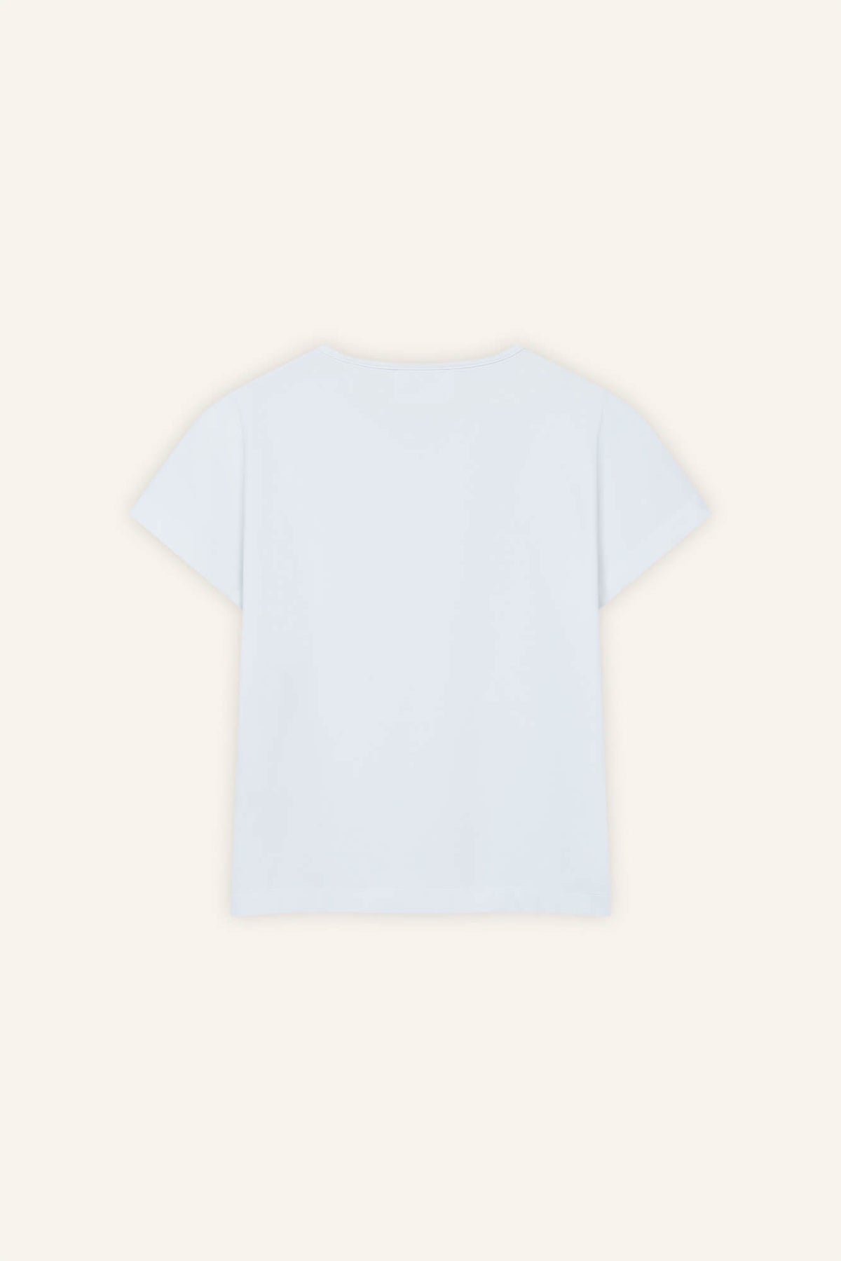 T-Shirt Mini Lou in Weiß von hinten by VIVAL.STUDIO