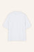 T-Shirt mit Polokragen Pat in Weiss von hinten by VIVAL.STUDIO