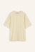 T-Shirt Skye in Butter von vorne by VIVAL.STUDIO