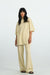 T-Shirt Skye in Butter von vorne by VIVAL.STUDIO