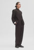 Blazer Alva in Dunkelbraun von vorne by VIVAL.STUDIO
