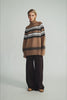 Pullover Haven in Camel von vorne by VIVAL.STUDIO