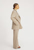 Blazer Livia in Beige Nadelstreifen Video by VIVAL.STUDIO