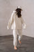 Hoodie Popcorn in beige by VIVAL.STUDIO