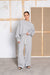 Jogginghose Gray in grau melange by VIVAL.STUDIO