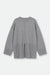  Pullover Cleo in greymelange von hinten by VIVAL.STUDIO