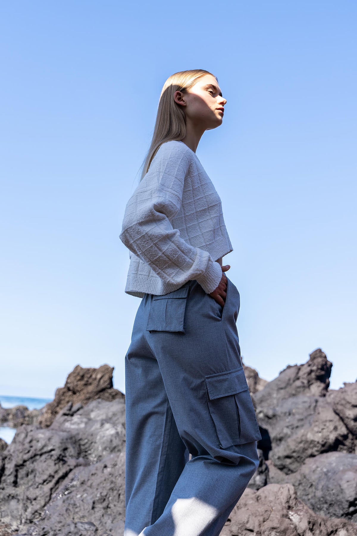 Pullover Lynn in offwhite by VIVAL.STUDIO
