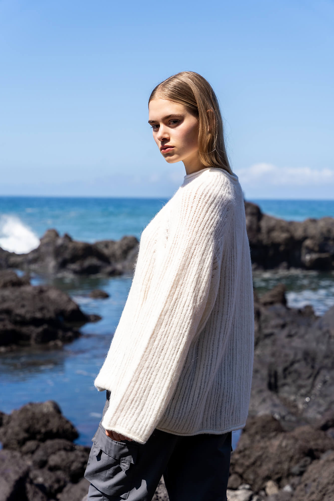 Pullover Philie in offwhite by VIVAL.STUDIO