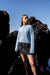 Pullover Pya in blau by VIVAL.STUDIO