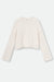Pullover Pya in offwhite by VIVAL.STUDIO von vorne