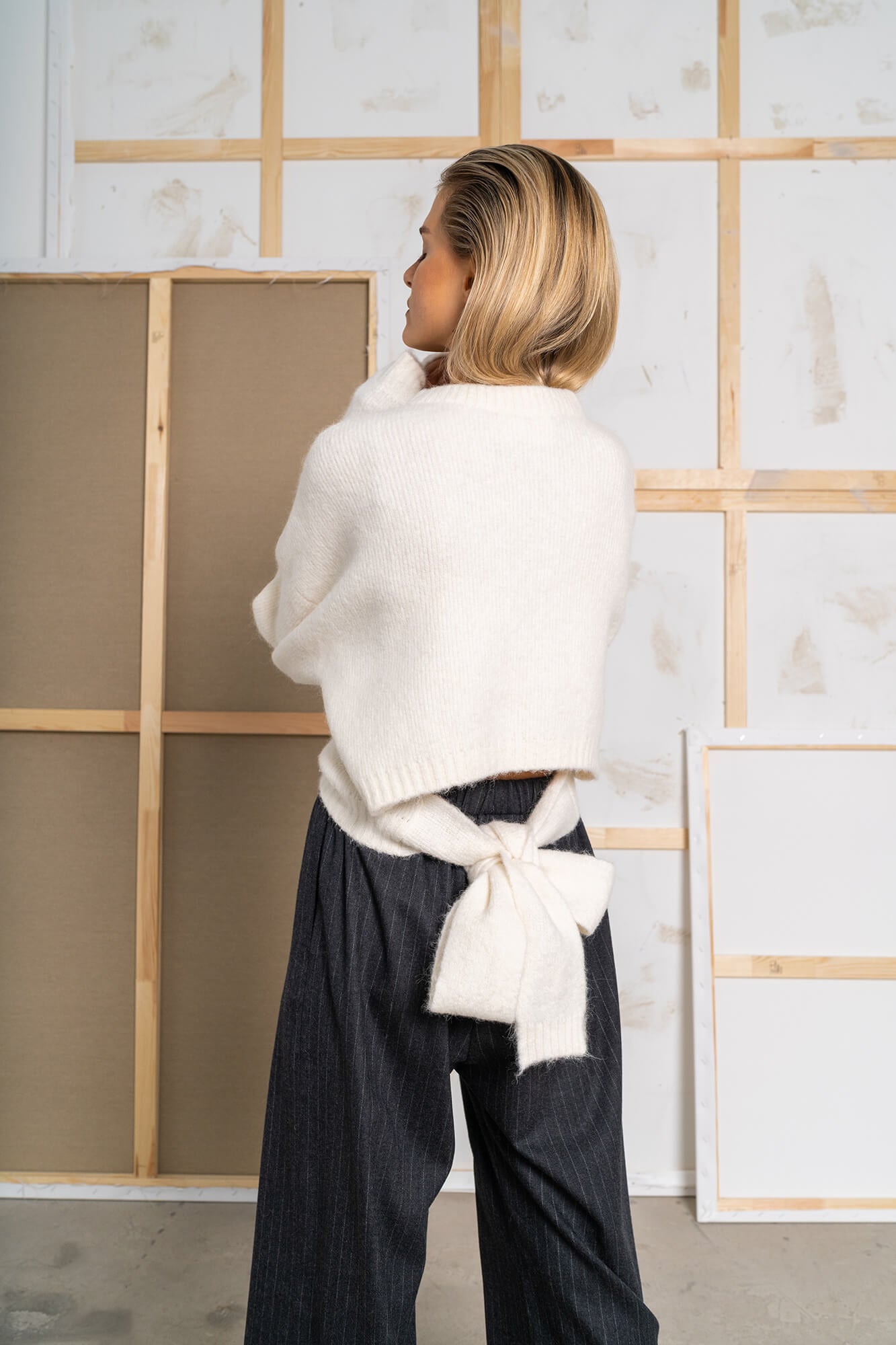 Pullover Winnie in offwhite by VIVAL.STUDIO